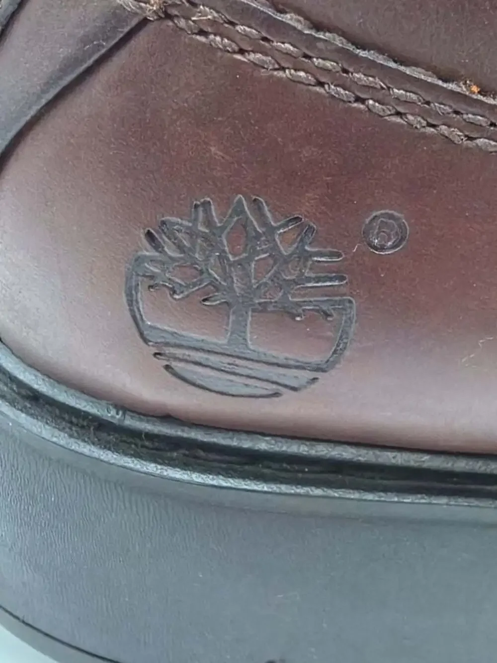 Timberland Brown Leather Lace Up Shoes
